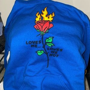 Loves me loves me not hoodie
